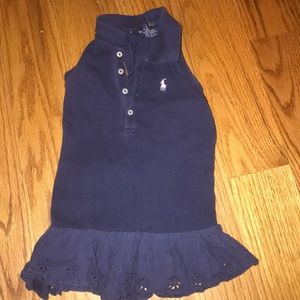 Navy Polo by Ralph Lauren dress with navy lace